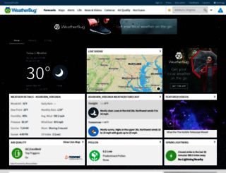 weather.weatherbug.com screenshot