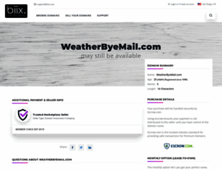 weatherbyemail.com screenshot