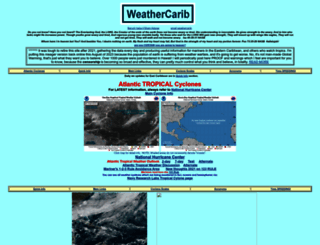 weathercarib.com screenshot