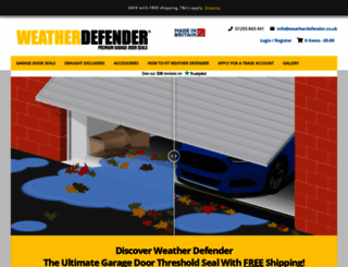 weatherdefender.co.uk screenshot
