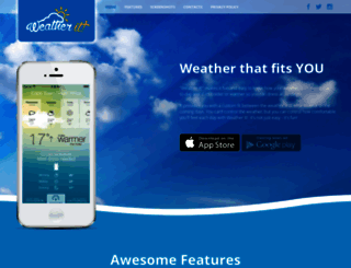 weatheritapp.com screenshot