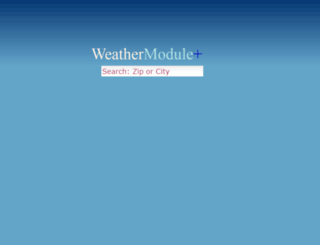 weathermodule.com screenshot