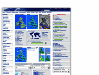 weatheronline.uk screenshot