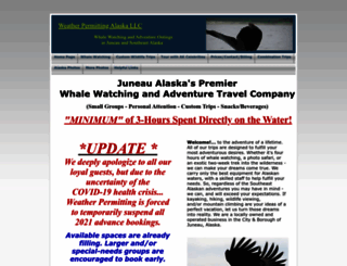 weatherpermittingalaska.com screenshot