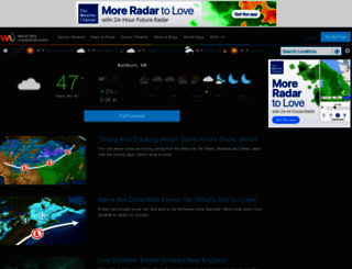 weatherundergraound.com screenshot