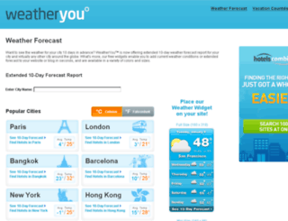 weatheryou.com screenshot