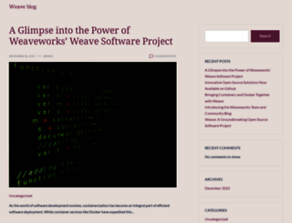 weaveblog.com screenshot