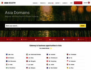 web-au.asiaregistry.com screenshot