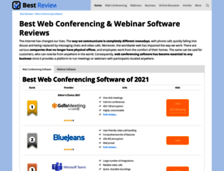 web-conferencing-software.bestreviews.net screenshot