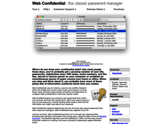 web-confidential.com screenshot