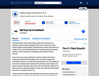 web-data-extractor.informer.com screenshot