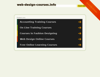 web-design-courses.info screenshot