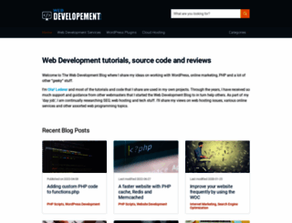 web-development-blog.com screenshot