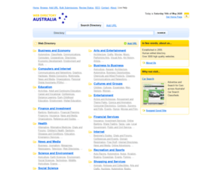 web-directory-australia.info screenshot