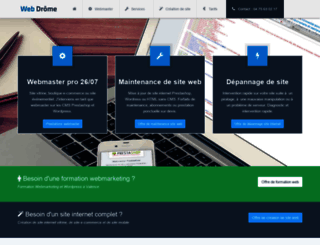 web-drome.fr screenshot