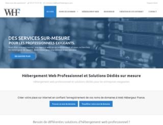 web-hebergeur.fr screenshot
