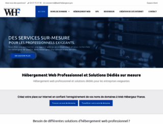 web-hebergeurs.fr screenshot