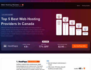 web-hosting-reviews.ca screenshot