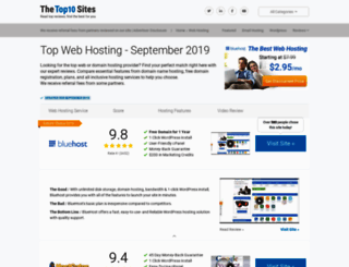 web-hosting.thetop10sites.com screenshot