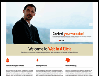 web-in-a-click.com screenshot