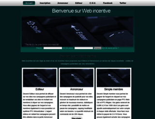 web-incentive.fr screenshot