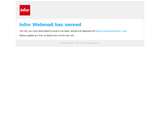 web-mail.infor.com screenshot