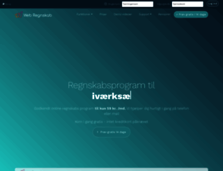 web-regnskab.dk screenshot