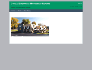 web-reports.covelli.com screenshot