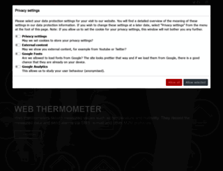 web-thermometer.net screenshot