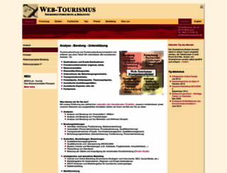 web-tourismus.de screenshot