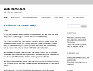 web-traffic.com screenshot