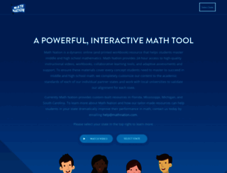 web.algebranation.com screenshot