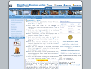 web.bhelhyd.co.in screenshot