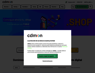 web.cdmon.com screenshot