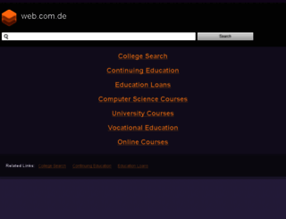 web.com.de screenshot