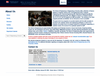 web.cs.ship.edu screenshot