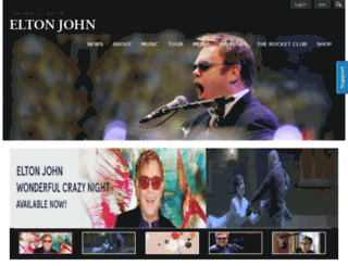 web.eltonjohn.com screenshot