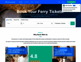web.ferryscanner.com screenshot