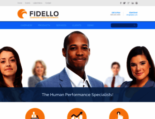 web.fidello.com screenshot