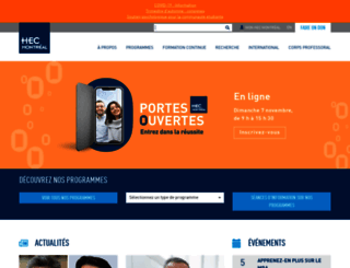 web.hec.ca screenshot