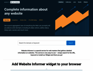 web.informer.com screenshot