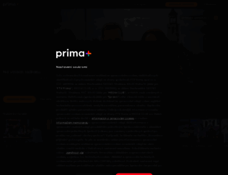 web.iprima.cz screenshot