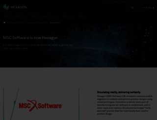 web.mscsoftware.com screenshot