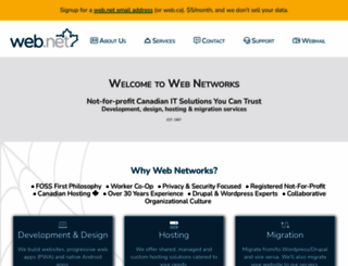 web.net screenshot