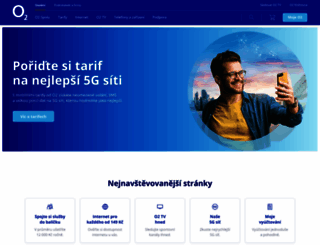 web.o2.cz screenshot