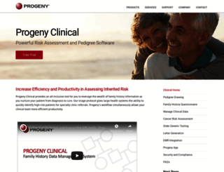 web.progenygenetics.com screenshot