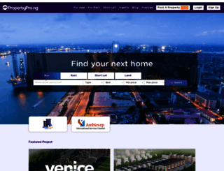 web.propertypro.ng screenshot