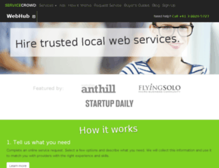 web.servicecrowd.com.au screenshot