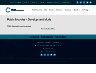 web.sjchamber.com screenshot