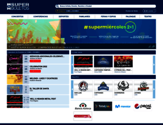 web.superboletos.com screenshot